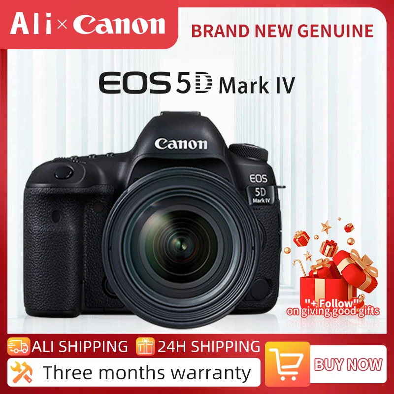 Canon EOS 5D Mark IV DSLR Camera 4K video with 30.4 MP new 5D4 body Full frame digital professional flagship camera