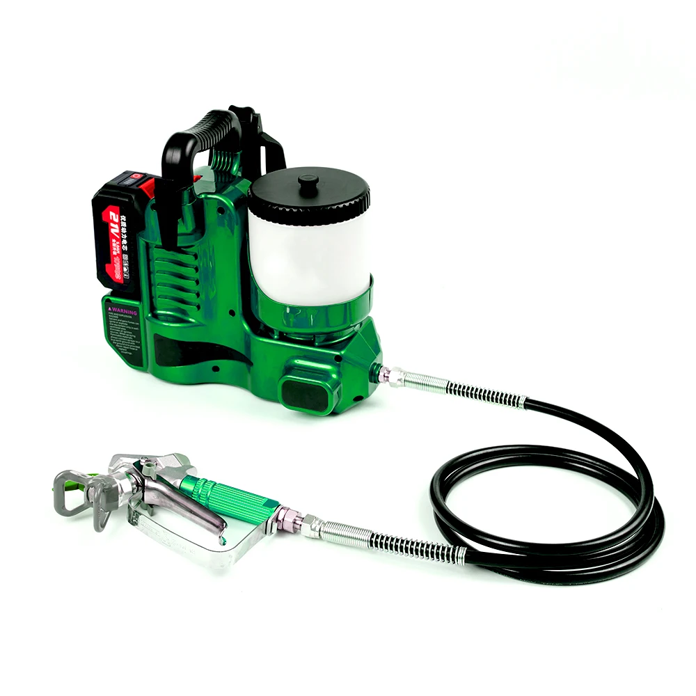 Cordless Backpack Airless Paint Sprayer with Mini Hopper for DIY Projects