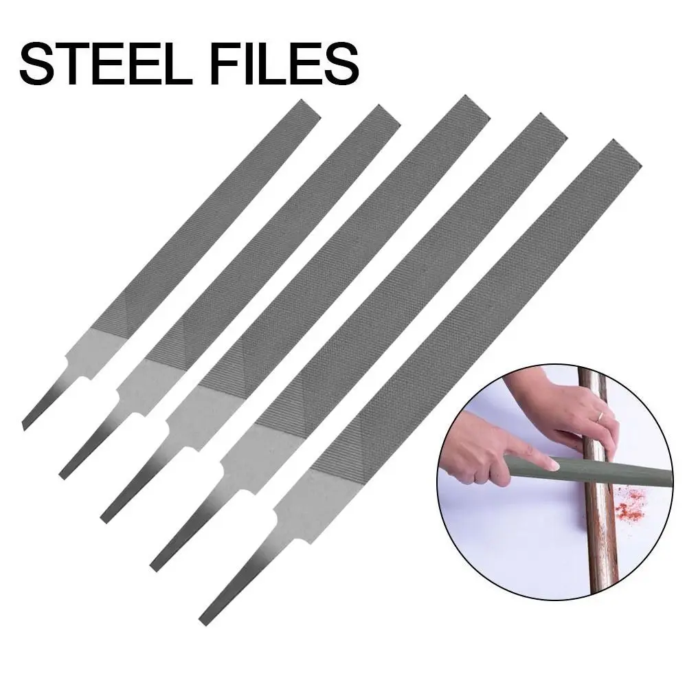 High-quality Steel Flat Saw File Flat Middle Tooth Steel Files Carving Grinding Hand File Plastic