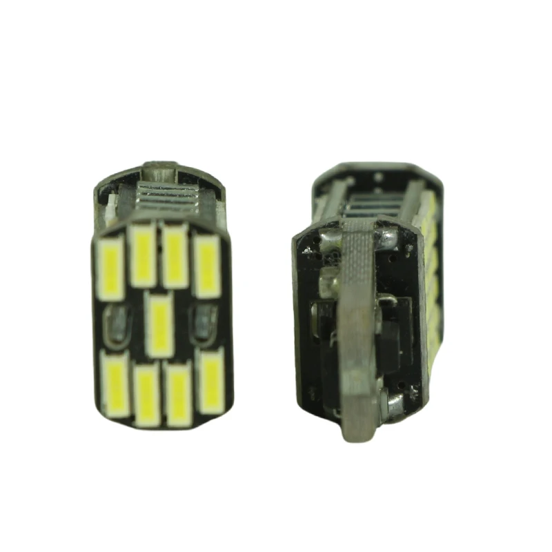 4 pçs t15 w16w 912 t16 led luz interior 12v 24v carro backup e reverso lâmpada coche acessórios lâmpada de sinal 12 24 volts branco fresco