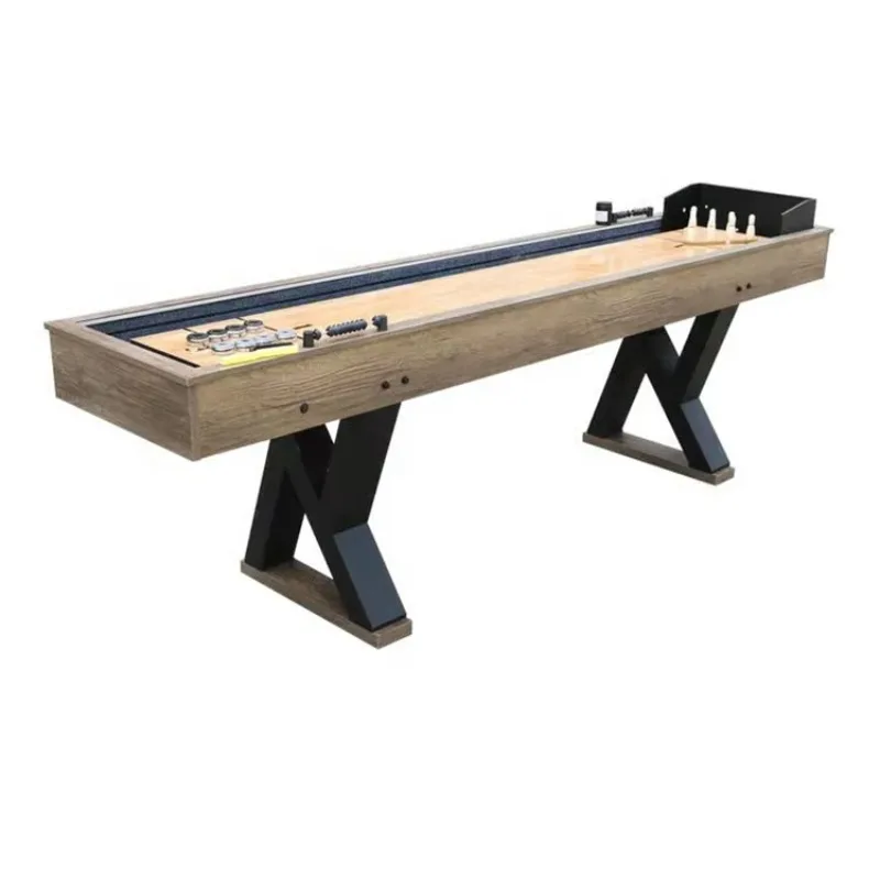

Commercial 9FT Shuffleboard Table Multi-Game Function Custom Design for Bar/Arcade Bulk Discounts