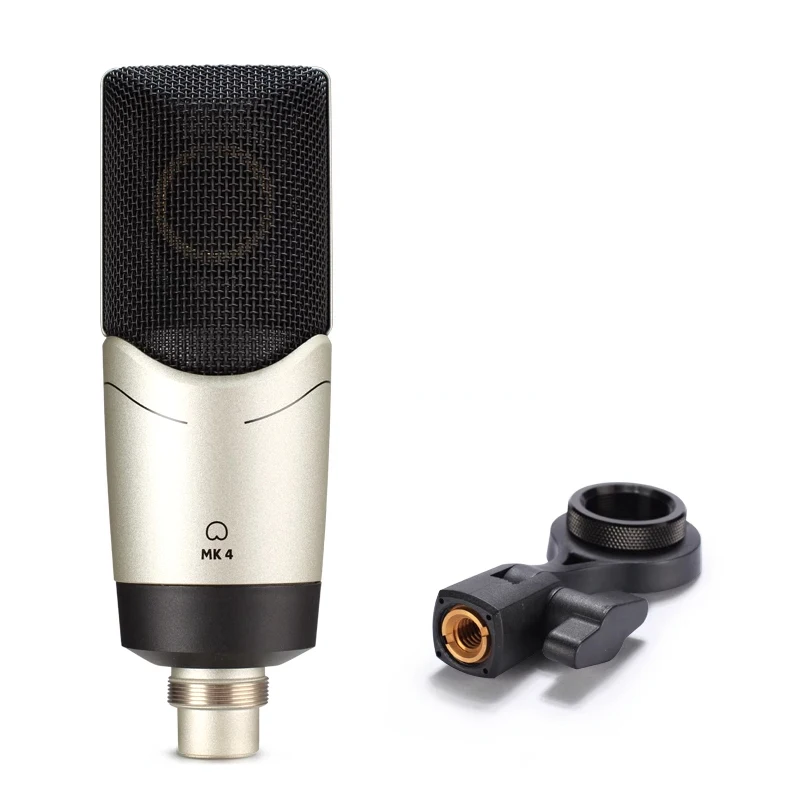 

Mk4 Professional Cardioid Dynamic Drum Microphone Wired Noise Cancelling Metal Guangdong Karaoke Instrument Performers MK4 MK4