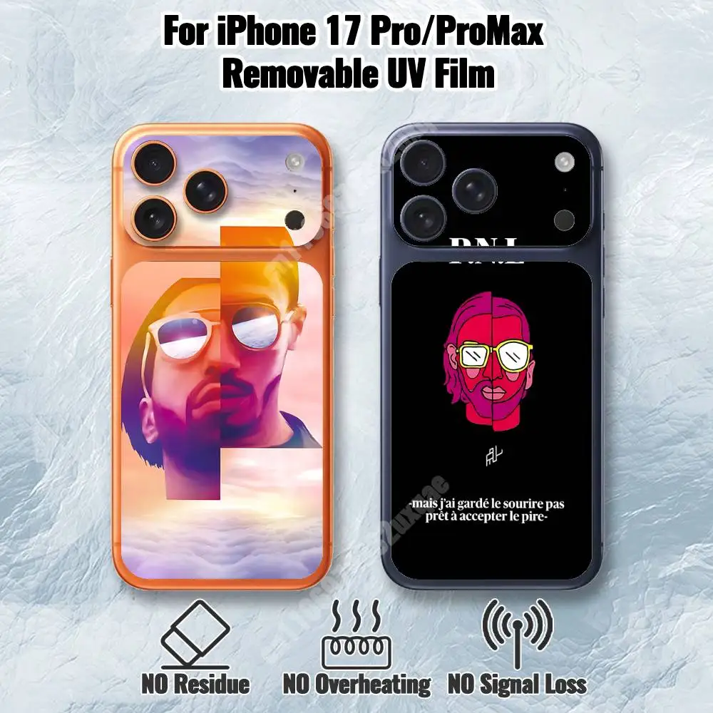 

Rapper P-PNL Tarik Nabil Removable UV Film for iPhone 17 Pro 17 ProMax HD Decal Skin