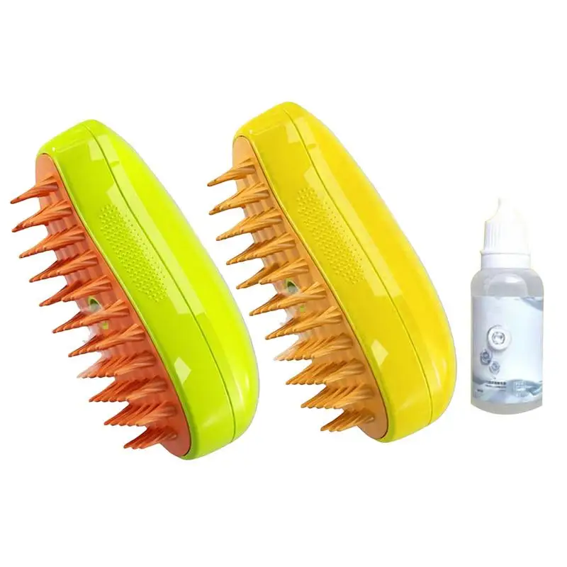 Cat Dog Steamy Brush Steam Comb USB Electric Sprayer for Massage Pet Grooming tool Shedding 3 in 1 Electric Sprays Massage Combs