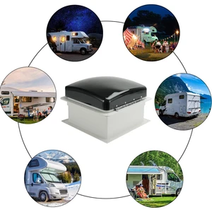 RV skylight with caravan remote control, roof ventilation, RV fan, 12V, 10 speeds 9 Main Sales Caravans - №10