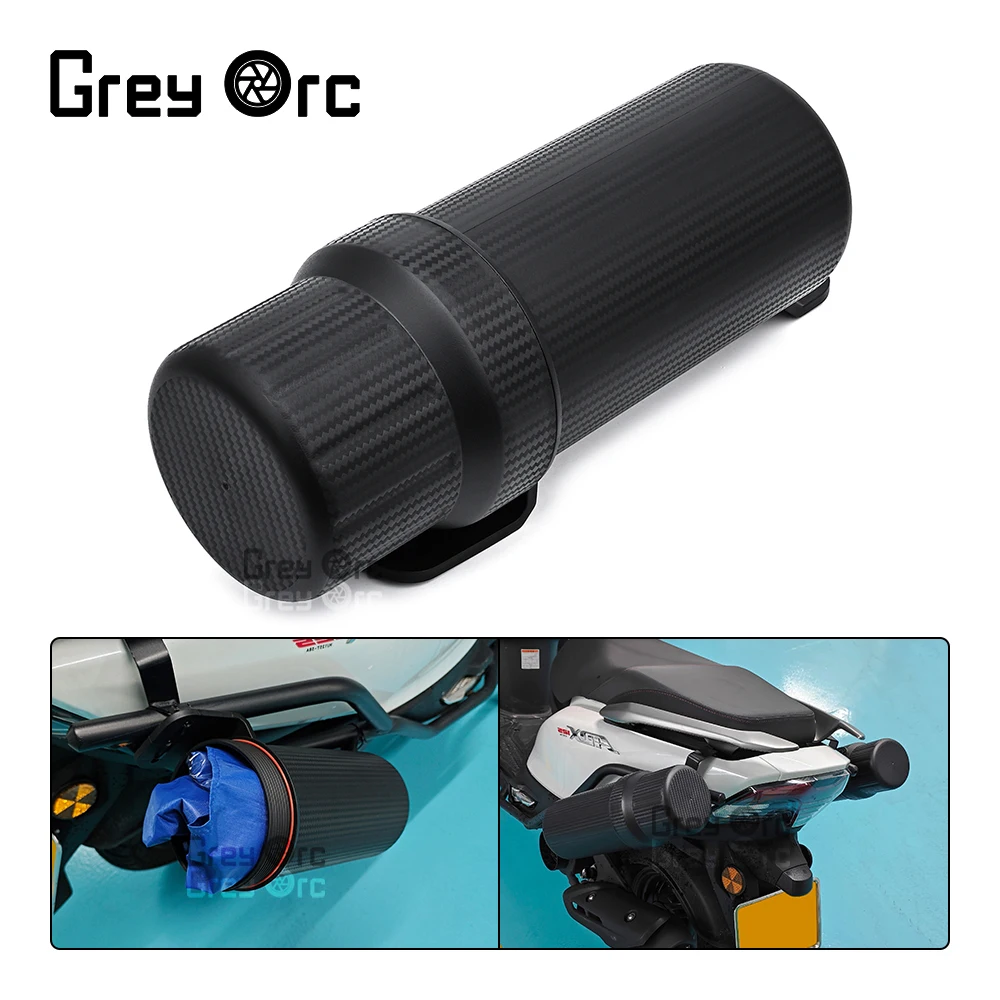 Off-Road Waterproof Tool Tube Gloves Raincoat Water Bottle Storage Box Lock Universal Outdoors For BMW Kawasaki Suzuki Ducati
