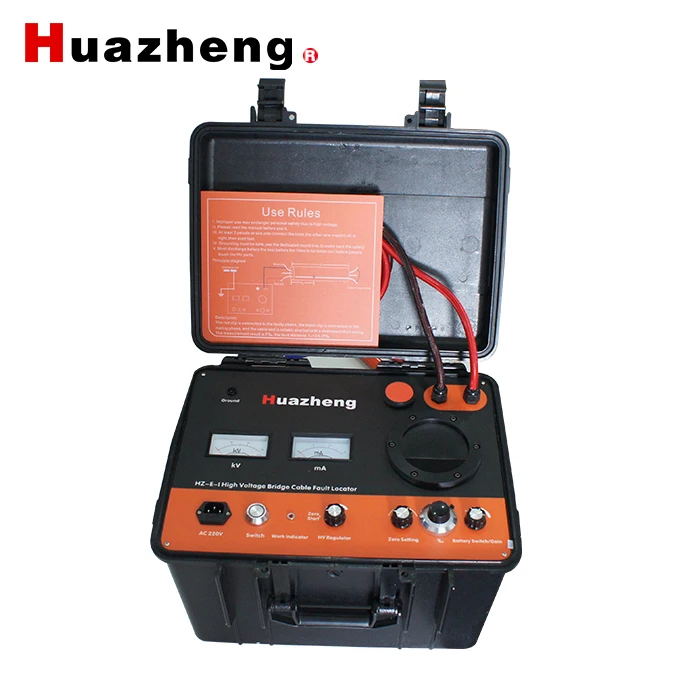 HZ-E-I High Voltage Murray Loop Bridge Principle Portable Electric Cable Fault Finder