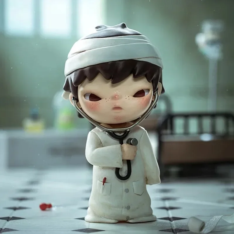 

Pop Mart Hirono City of Mercy Series слепая коробка Guess Bag Mystery Box Toys Doll Милая аниме-фигурка Настольные украшения Коллекция