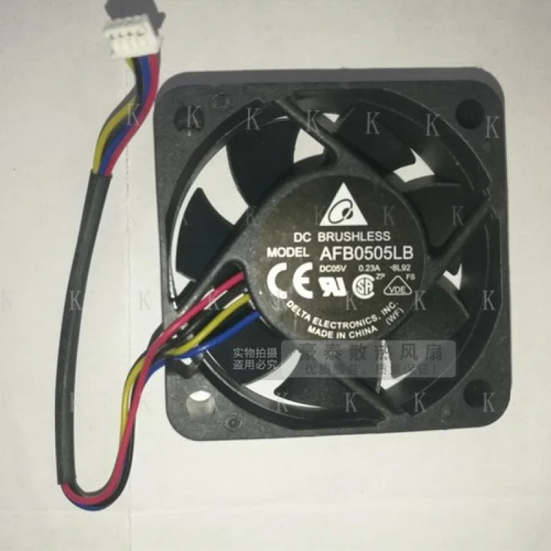 

C ДЛЯ Delta AFB0505LB 5015 DC5V 0,23A 5CM 4-контактный бесшумный охлаждающий вентилятор