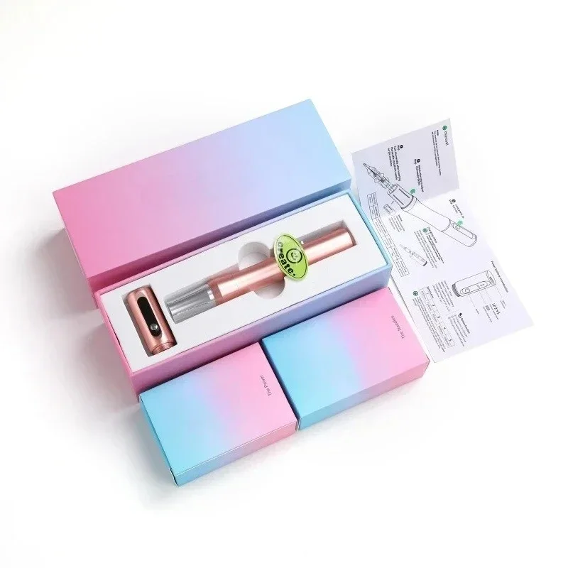 2.1mmStroke WirelessPermanentMakeupMachine قلم الحواجب أكاديمية المهنية PMU آلة فروة الرأس آلة التصبغ الدقيقة