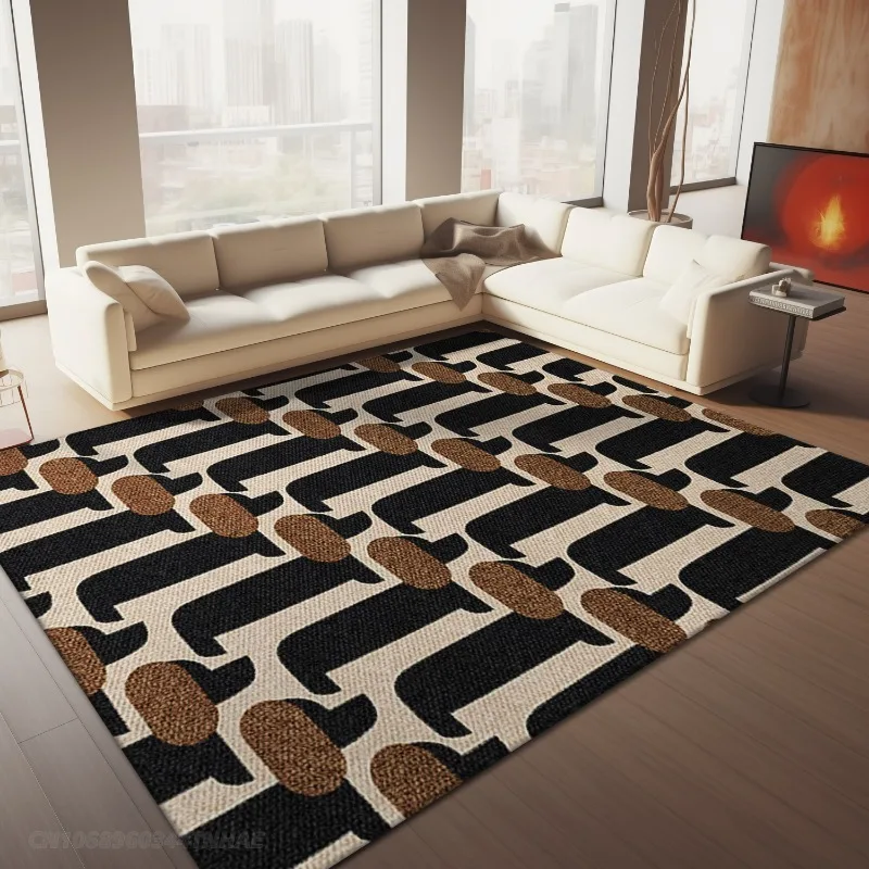 Creative Dog Decorate Living Room Carpet Cloakroom Bedroom Bedside Soft Mat Large Area Coffee Tables Plush Rug Ковер Tapis 러그