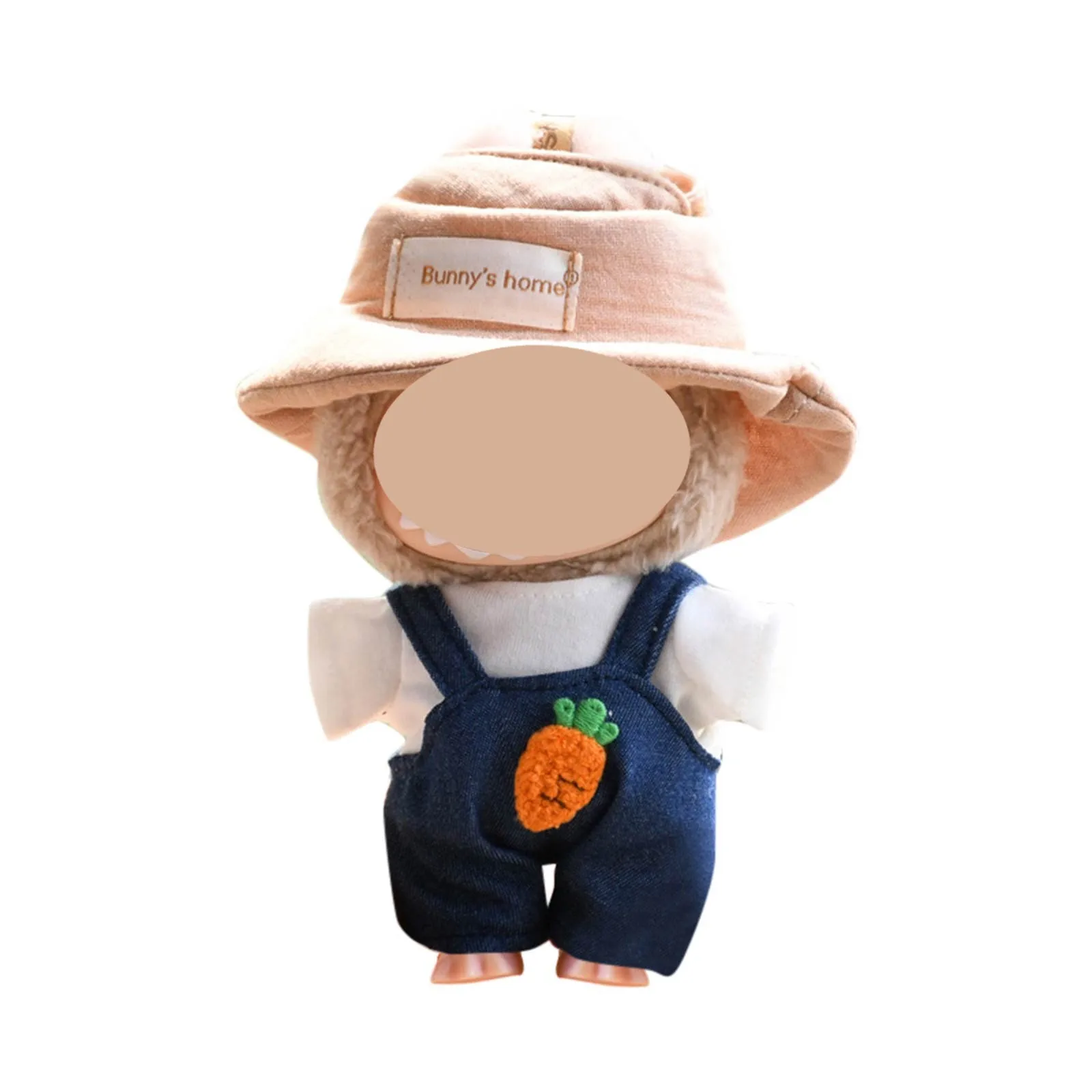 น่ารัก Mini Plush ตุ๊กตาเสื้อผ้าชุดเท่านั้นเสื้อผ้าอุปกรณ์เสริมสําหรับ 17 ซม.Labubu ตุ๊กตาเสื้อกันหนาว Hoodie เสื้อผ้า Diy เด็กของขวัญ