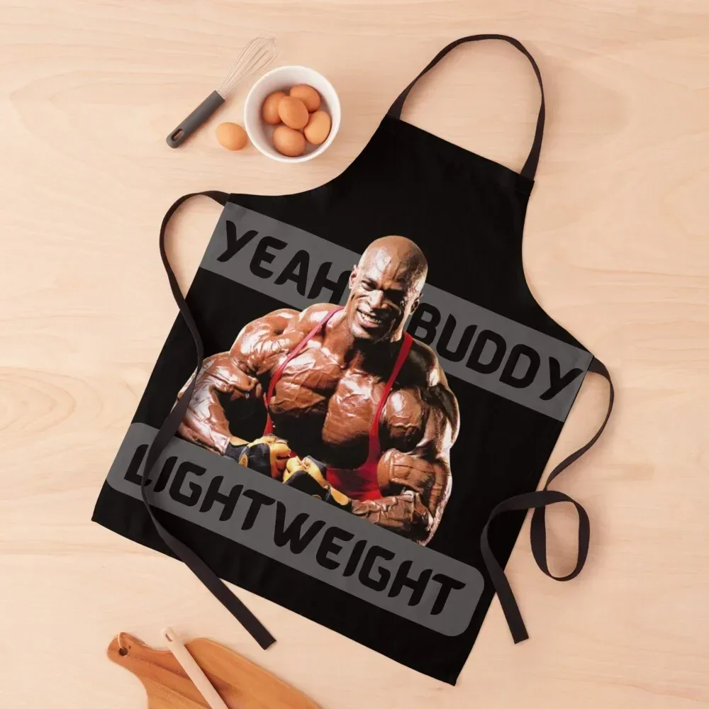 

Ronnie Coleman Yeah Buddy Lightweight Apron Hairdressing Hairdresser Accessories for kitchen useful Apron