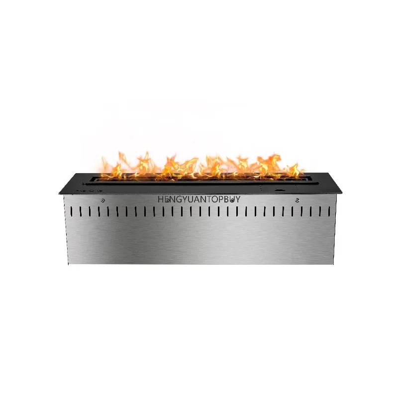 24 Inch Intelligent  Remote Controlled Bio Ethanol Electric Fireplace Heaters view 4