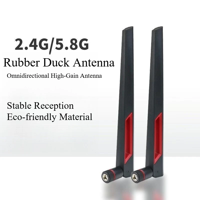 2.4G 5.8G Dual Band WiFi Antenna, 10dBi High Gain Wall-Penetrating 5G WiFi Aerial for ASUS AC88U AC68U Router