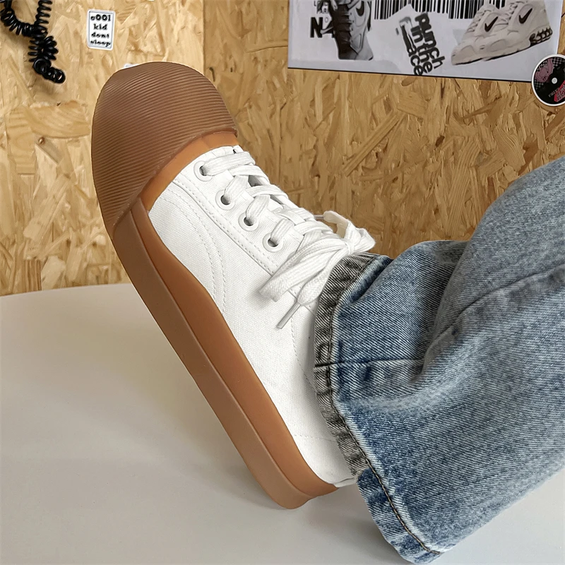 2024 New Summer Fashion Trend Canvas Shoes Comfortable Breathable Small Head Couple Shoes Casual Sports Shoes Sneaker 35-44