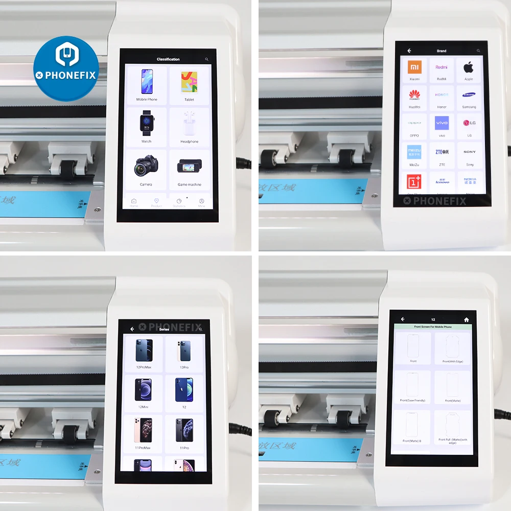 FX-866 Cerdas Pelindung Layar Hidrogel Film Mesin Pemotong untuk Smartphone Tablet Menonton Membran Hidrolik Pemotong Plotter
