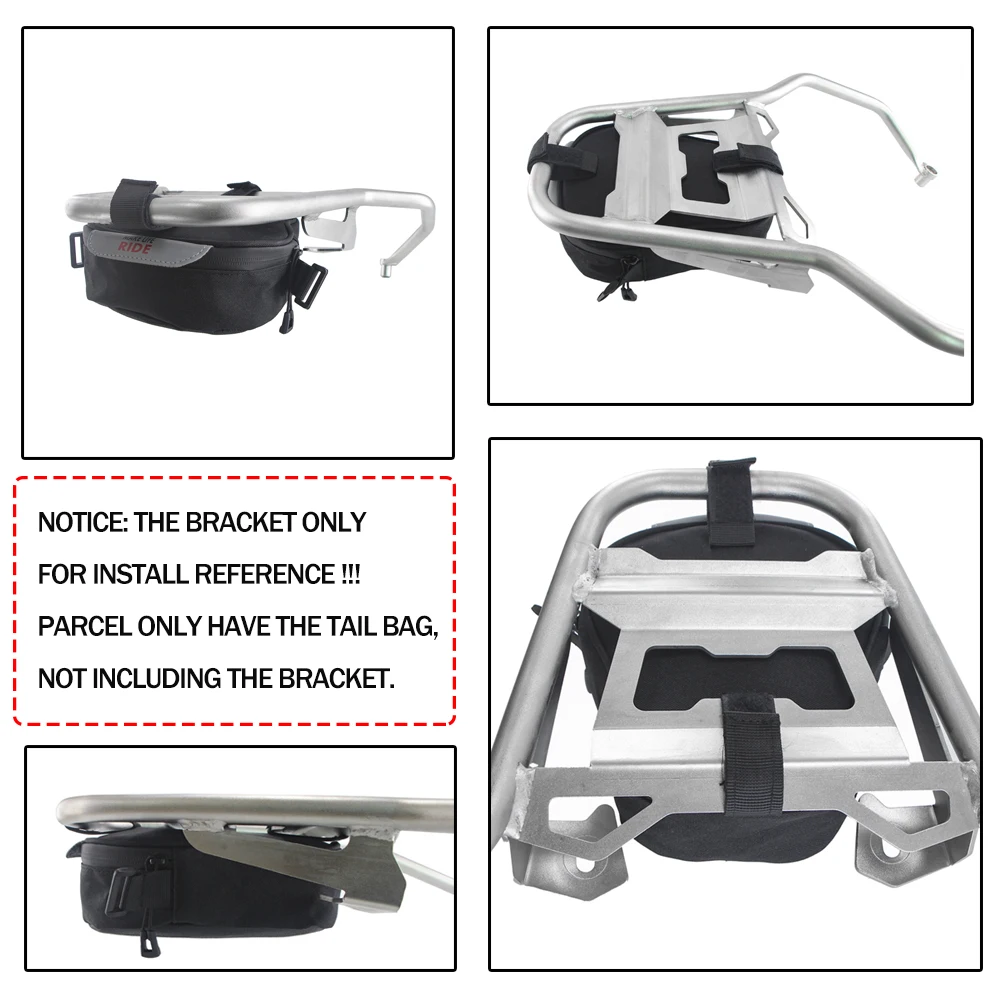 Tas Peralatan Motor Untuk BMW R 1200 1250 GS Untuk Yamaha Untuk Honda Untuk Suzuki Rak Bagasi Samping Belakang Tas Peralatan Celah Reflektif Malam Hari