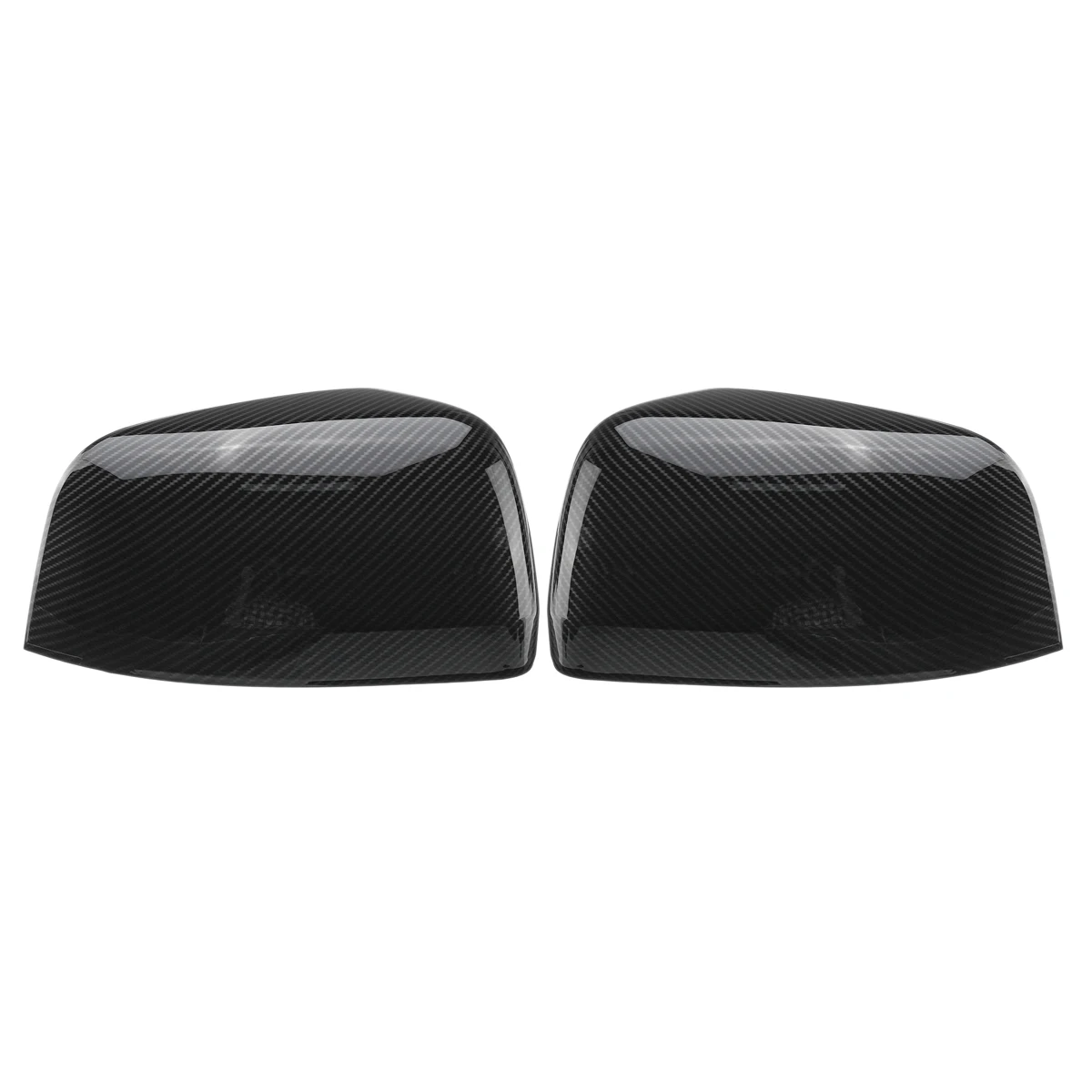 For Jeep Grand Cherokee 2011 2012 2013 2014 15 16 2017 1 Pair Abs Car Carbon Black Style Rearview Side Wing Mirror Cover Trim