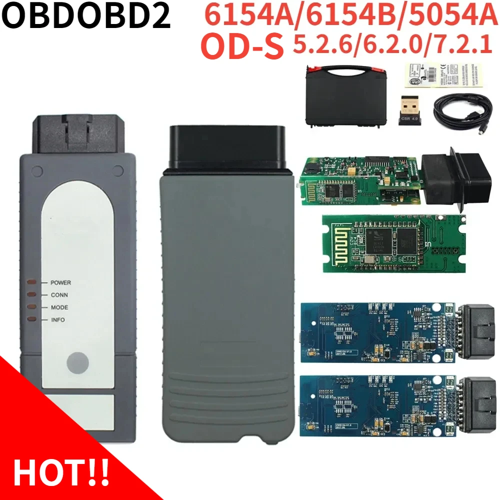 

NEW ForVAG OKI 5054A OD-S7.2.1 with Bluetooth AMB230 6154A V166 VA-S6154a 1.8.9 WIFI for OBD2 Car 6154B 6.2 Auto Diagnostic Tool