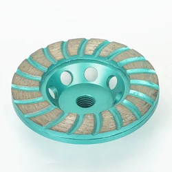 100mm Thickened Marble Diamond Grinding Disc Angle Grinder Grinding Disc Cement Concrete Floor Diamond Bowl Polishing  Head