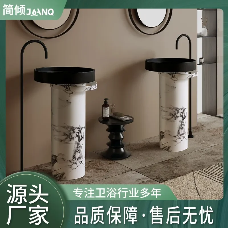 Creative Artificial Stone 3D Basin Unique Sculptural Washbasin for Villa Niche Modern Bathroom Sink Designer Vanity Bowl
