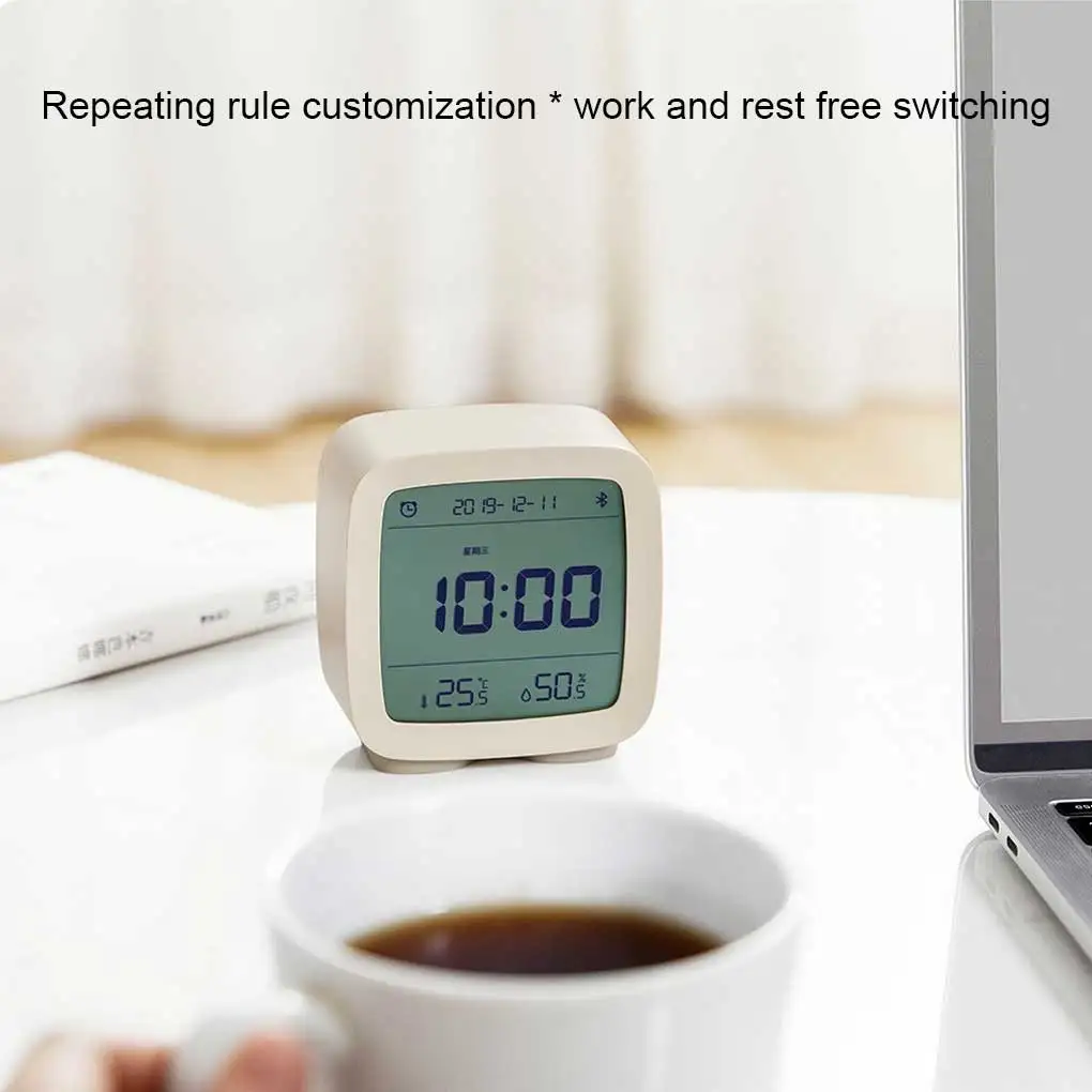 Digital Alarms Bluetooth-compatible Battery Powered Snooze Function Clock