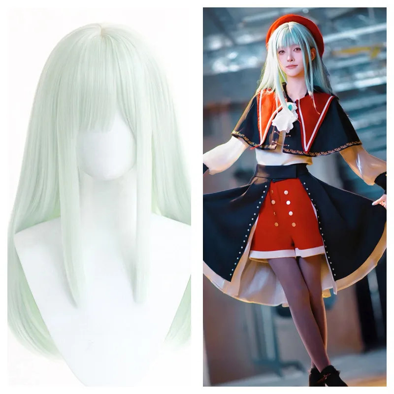 Already Styled BanG Dream Ave Mujica Wakaba Mutsumi Cosplay Wig Mortis Long Hair for Women Girls Carnival Cos Props