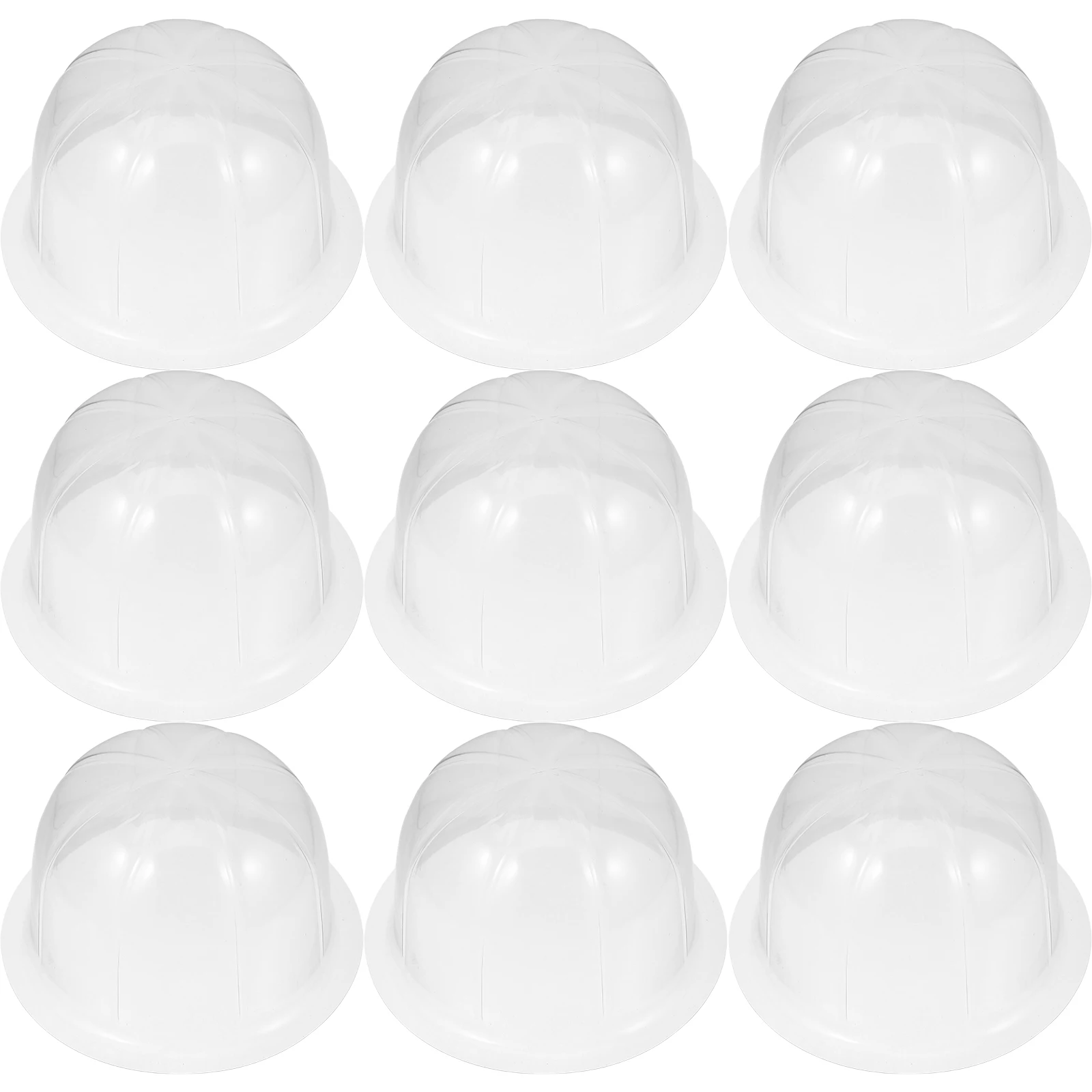 

10 Pcs Dome Hat Transparent Tray Hard Insert Cap Protector Display Holder Case Baseball Caps Shaper