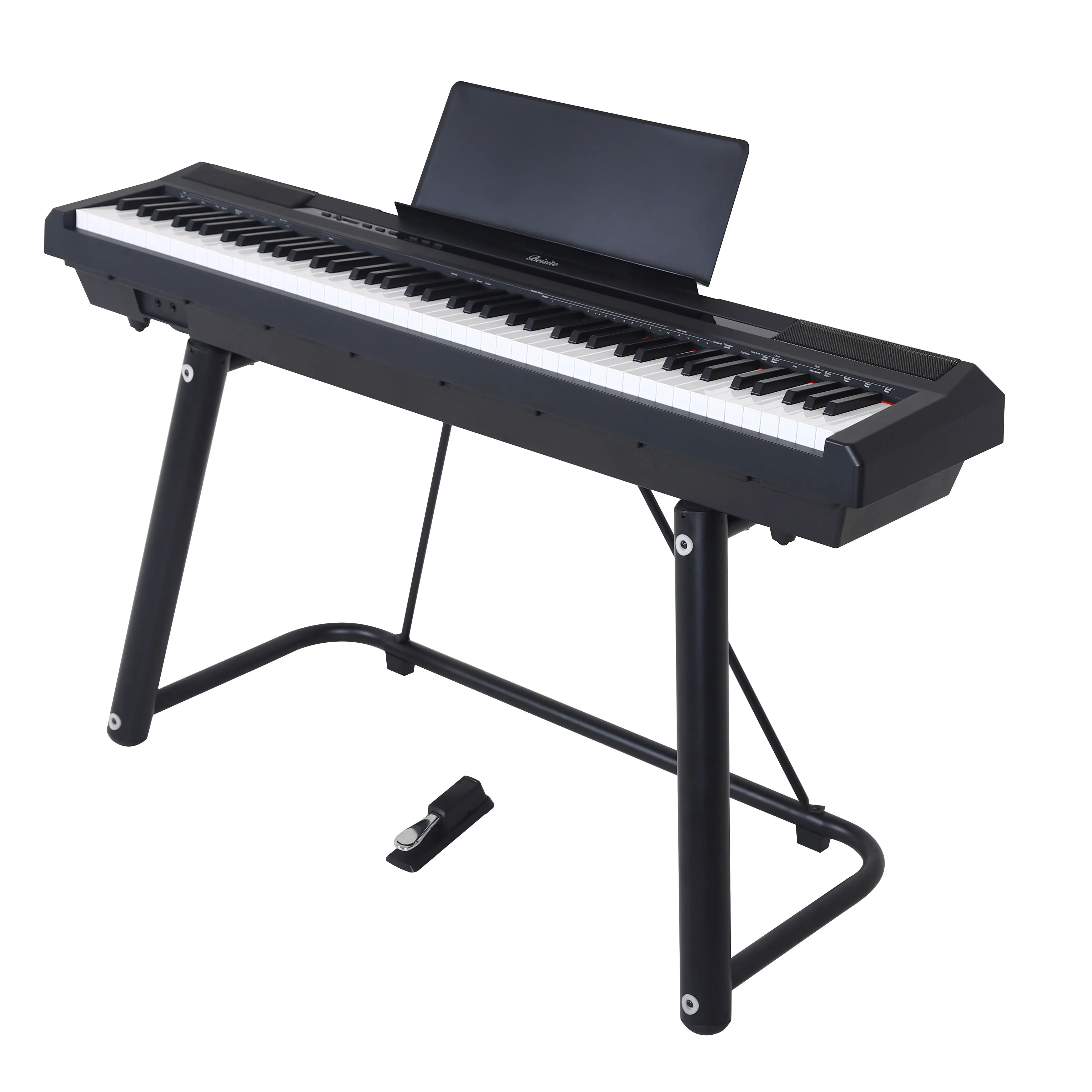 

Портативное цифровое пианино Beisite 192 с 88 клавишами, молоточковой механикой, имитация рояля