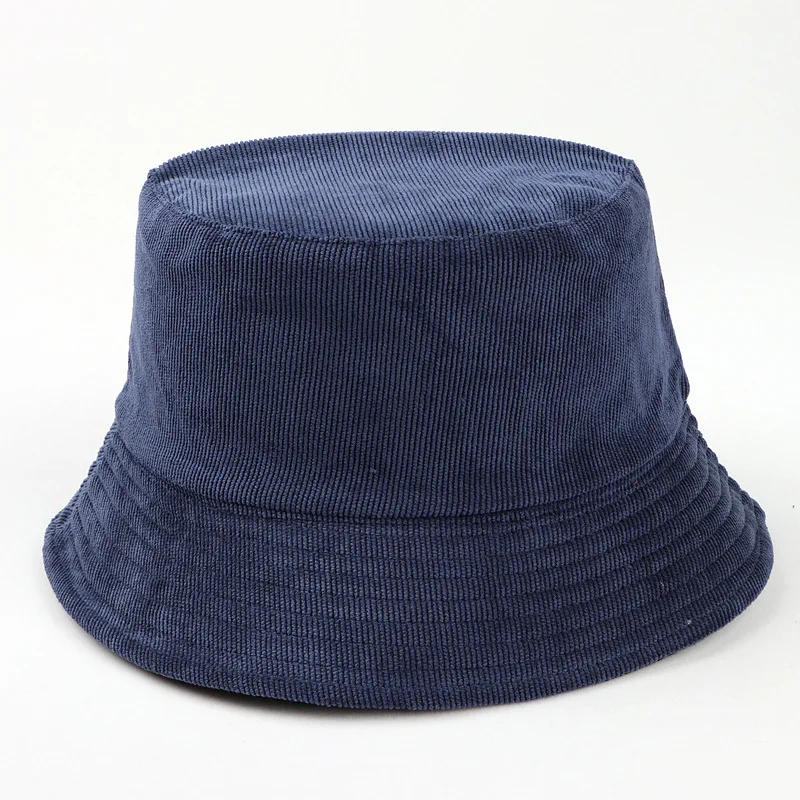 Personalisierter bedruckter Corduroy-Bucket-Hut mit Logo, Unisex, schlichte, einfarbige Kappen, Hip-Hop-Gorros, Panama-Hut für Herren und Damen, Strand- und Angelhut – Detail 16