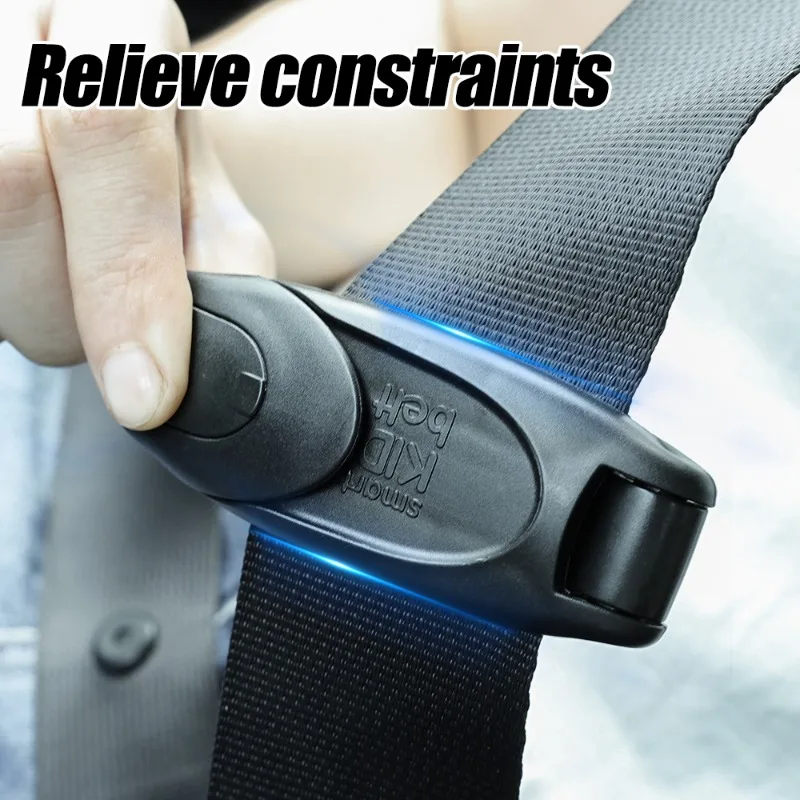 1/2PCS Car Safety Seat Belt Buckle Clip Seatbelt Stopper Adjuster Clip To Relax Shoulder Neck Car Strap Clips Car Accessories