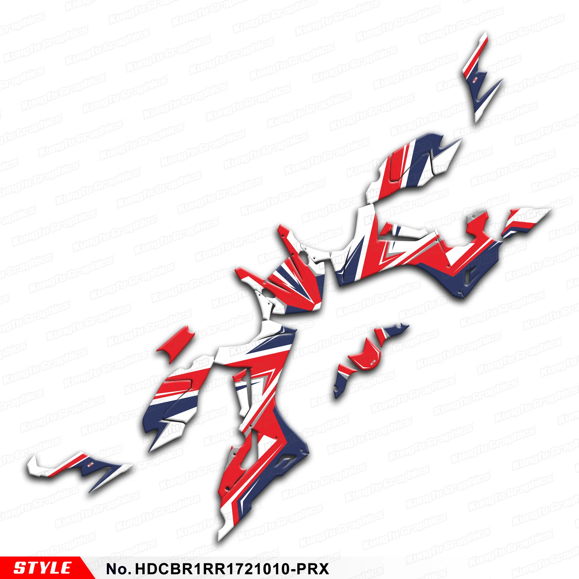 

Комплект графических наклеек JY RACING для Honda CBR1000RR CBR 1000RR 2017 2018 2019 2020 2021 2022, HDCBR1RR1721010-PRX