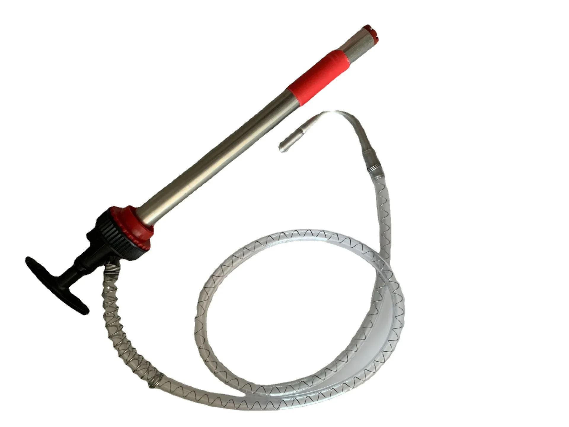 

Durable Portable Metal Oil Pump Manual Oil Pump Press Type Flow Rate: 70 Milliliters/stroke Maximum