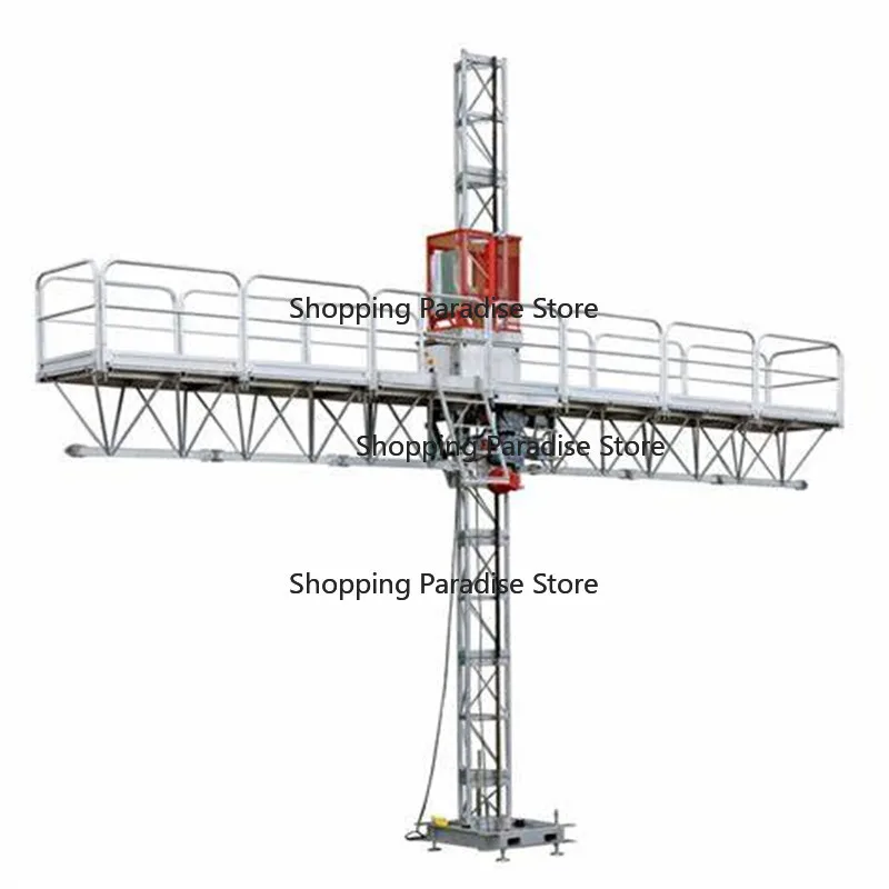Electric Motor Mast Climbing Work Platform Galvanised Mast for Construction And Maintenance