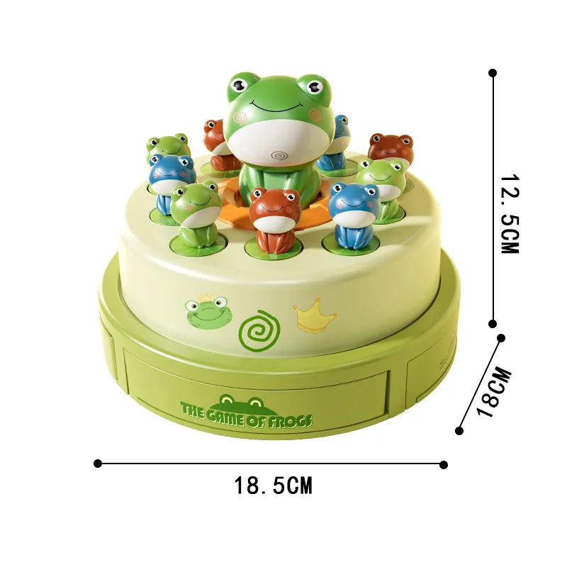 Kid Montessori Toy Launch Frog Cartoon Flying Frog Catching Funny Toy Development Sensory Interaction1 2 Players Game Puzzle Toy