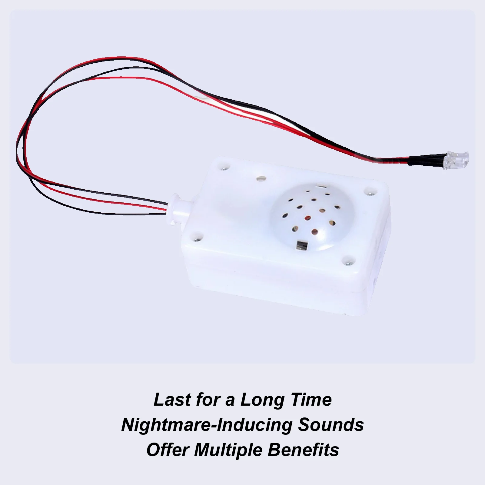 Halloween Sound Sensor Scream Speaker Horror Screaming Tricky Voice-activated Props Scary Sound Sensor Tools With Led Light