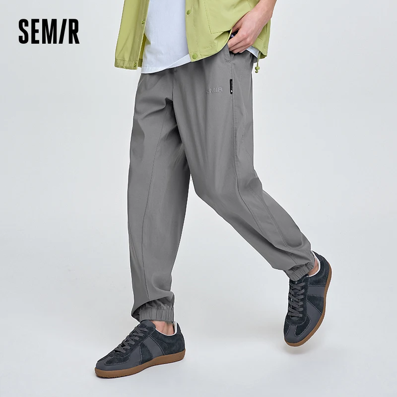 Semir Casual Broek Heren Zomer Eenvoudige Forens Trekkoord Stretch Broek Kwaliteit Klassiek Veelzijdig