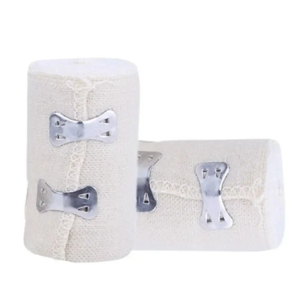 

1Roll 5/7.5/10/15cm Skin Color Bandage Stretch Cotton Fixed Elastic Compression Bandage Sports Protection Breathable