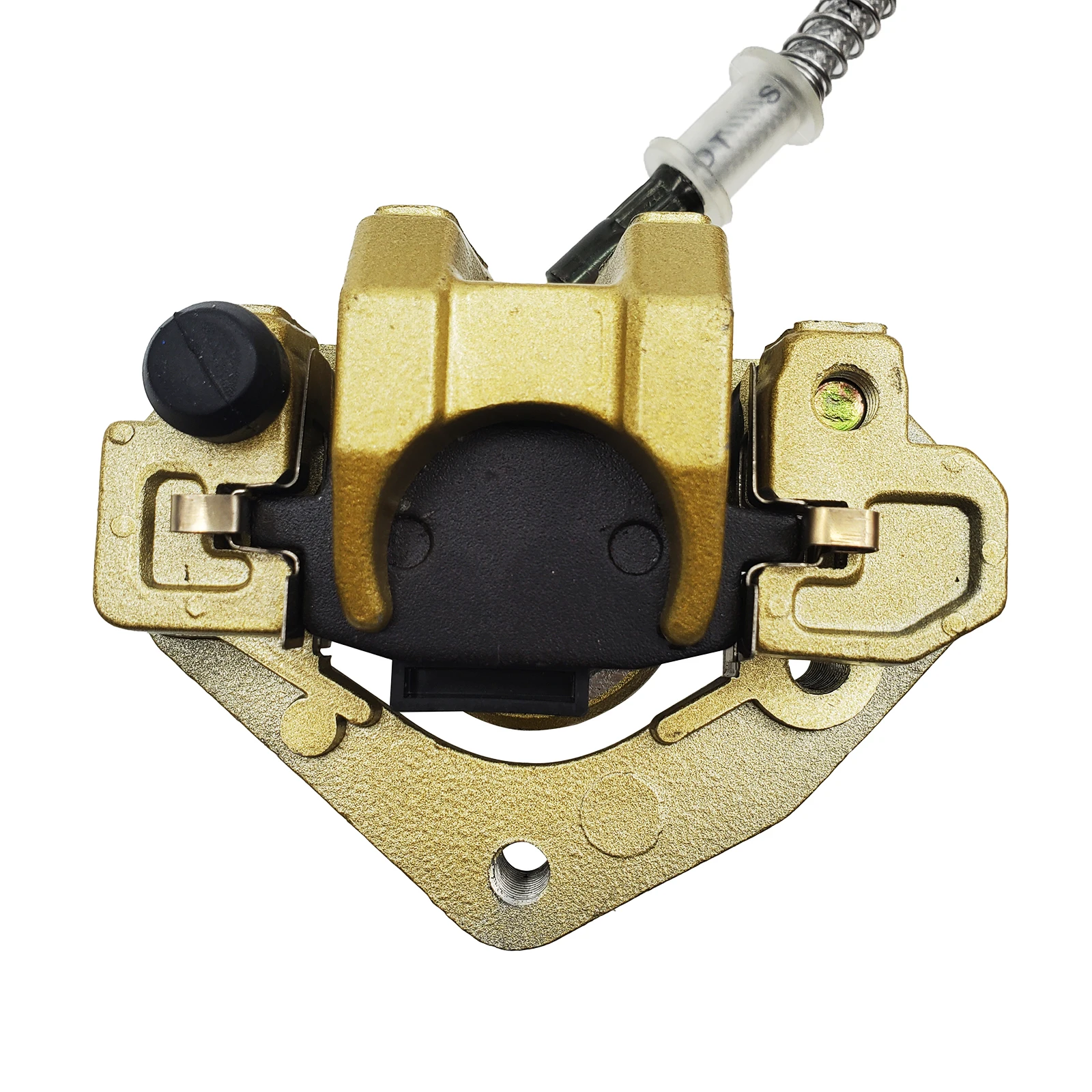 

Motorcycle front disc brake upper pump caliper assembly