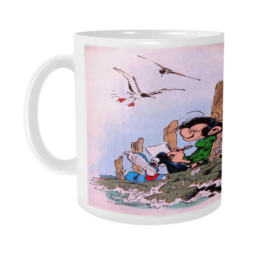 

Gaston Lagaffe Ceramics Coffee Mug Cute Gamer Birthday Gift Back To School Mug