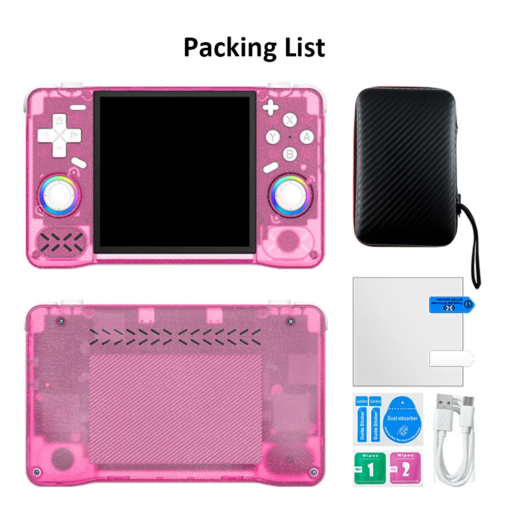 리볼닉 XF40H 게임 콘솔 4.0인치 OCA 스크린 RK3326 WiFi 30+ 시뮬레이터 18000+ 게임 레트로 비디오 게임 콘솔 4000mAh 배터리