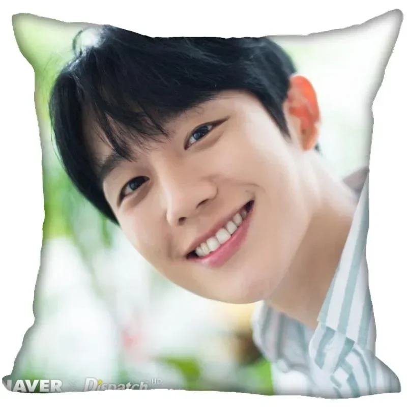 Jung Hae In Pillow Cover Bedroom Home Office Decorative Pillowcase Square Zipper Pillow Cases Satin Soft No Fade 0209