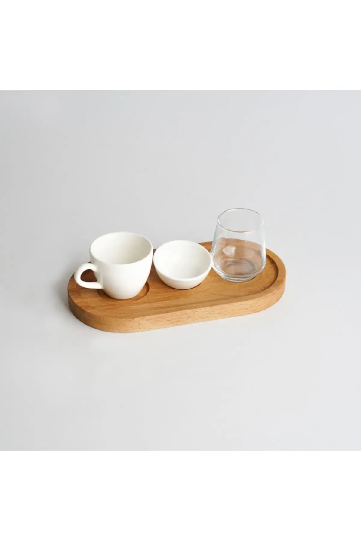 Wooden Coffee Presentation-Natural Color Decorative Lux Service Eat at the Presentation of Organizer Multi-Purpose Tray 2022 Trend