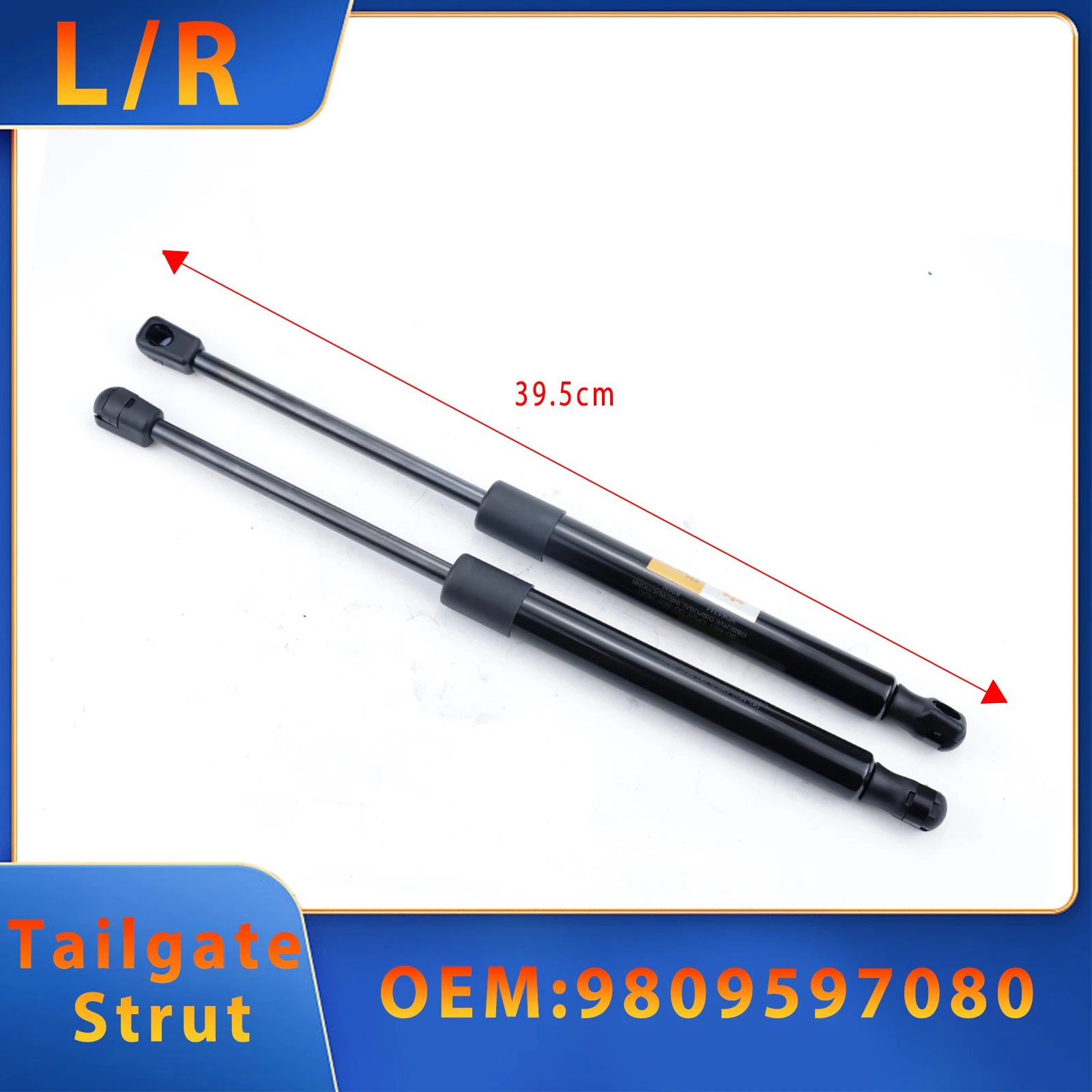

2PCS Tailgate Gas Spring Strut For PEUGEOT 2008 A94C 2014-2019 1.2T 1.6L 1.6T 9809597080 High-Quality Car Accessories