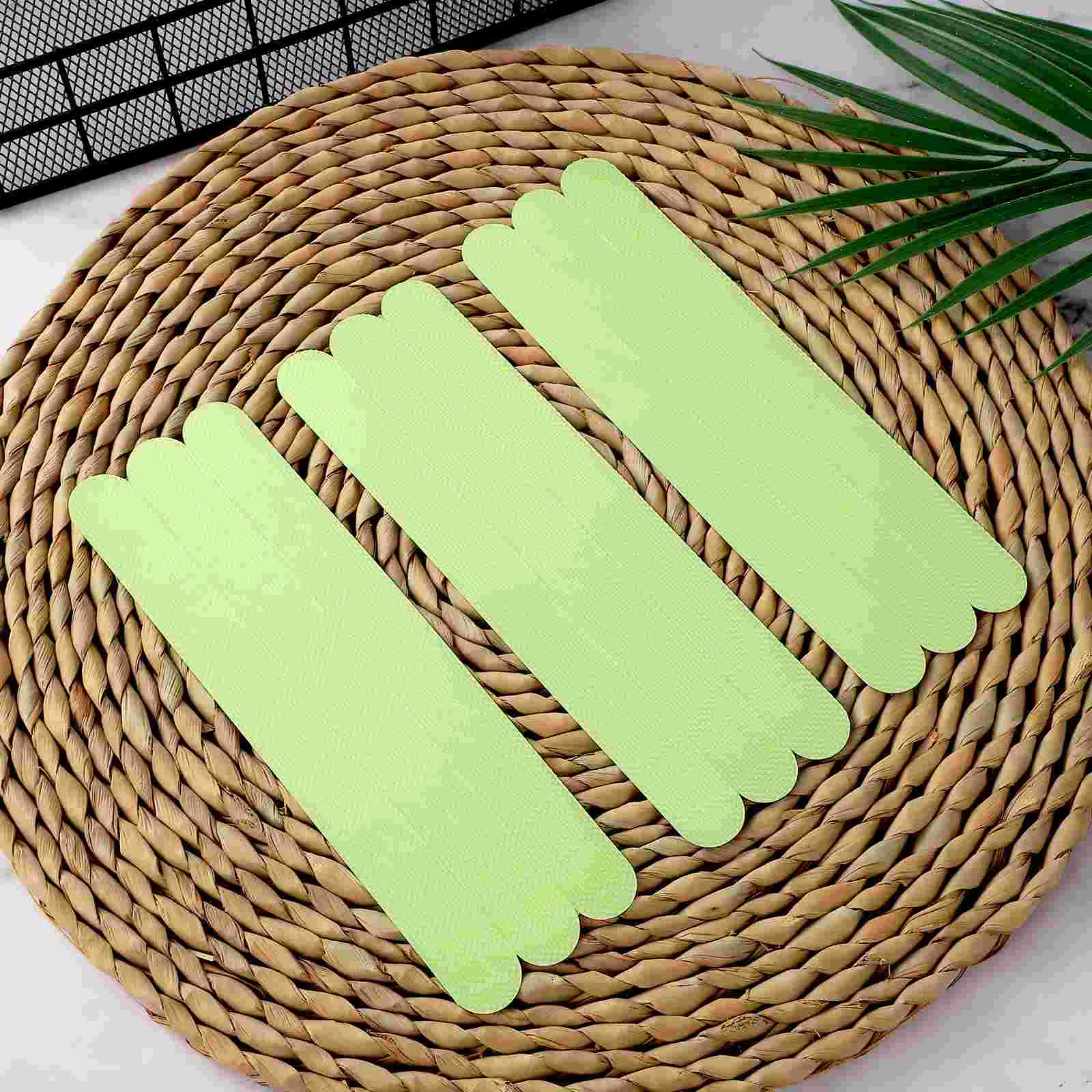 24 Pcs Anti-slip Strip Stairs Tapes Luminous Strips Steps Stickers Reflective Anti-skid Stripes Self-adhesive Tub