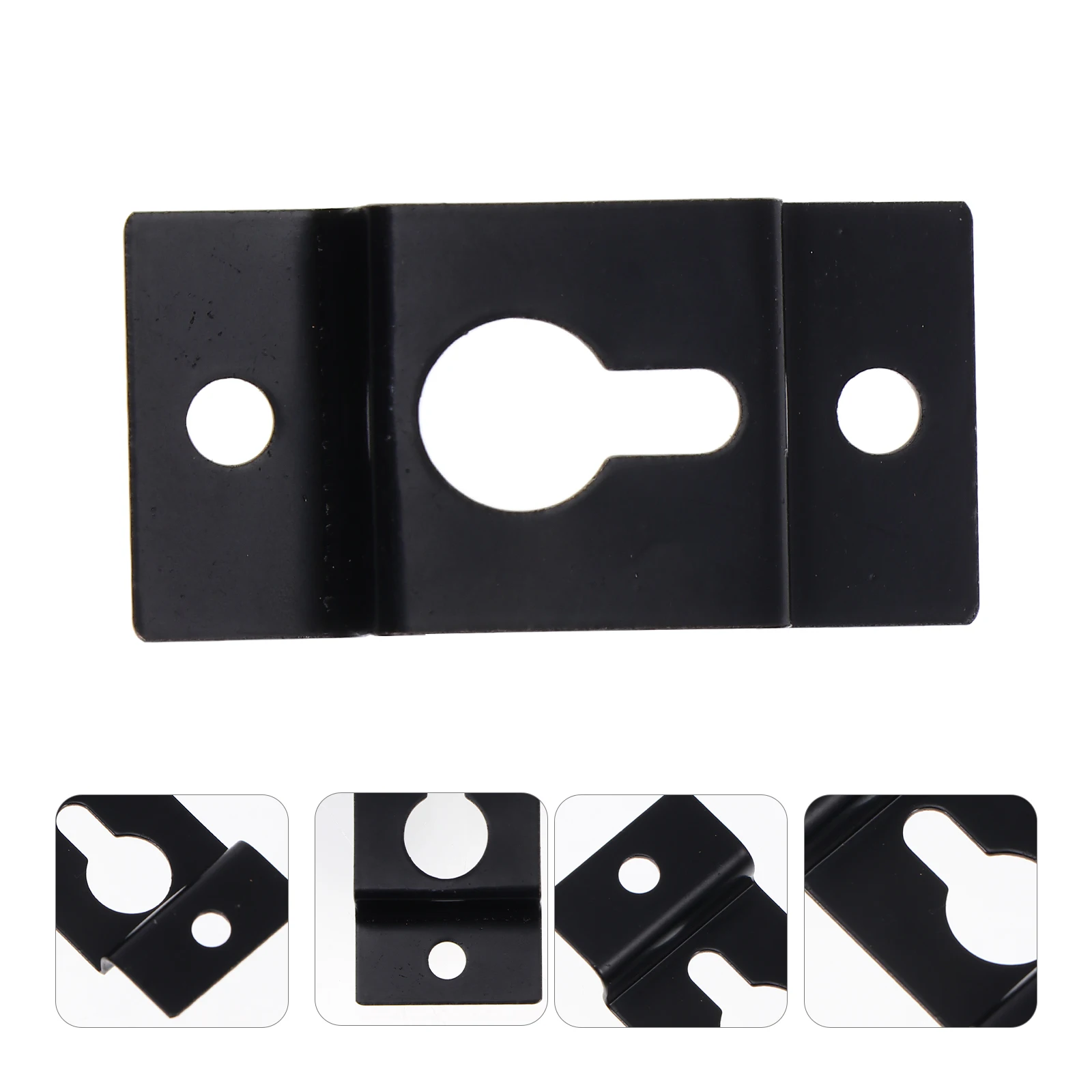 

20pcs Keyhole Speaker Hangers Wall Mounted Iron Holders Heavy Duty Brackets Durable Rustproof Wall Mount Accessories For