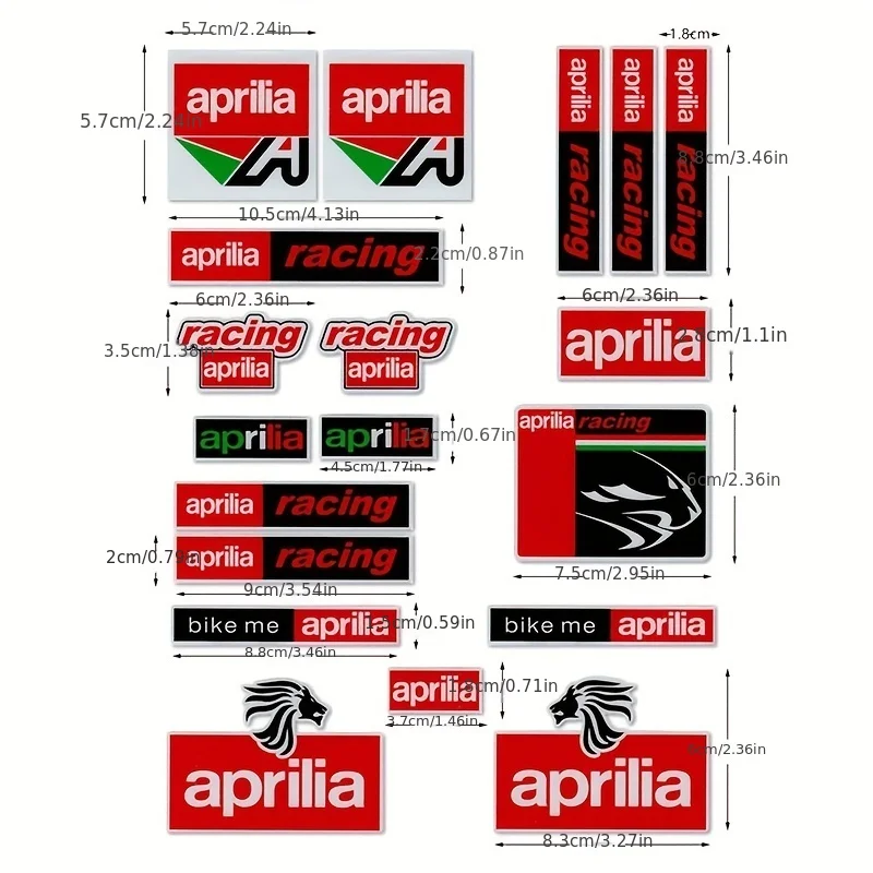 Stiker Motor สำหรับ Aprilia GPR150R/125/250RSV4ดัดแปลงสติ๊กเกอร์หมวกกันน็อค