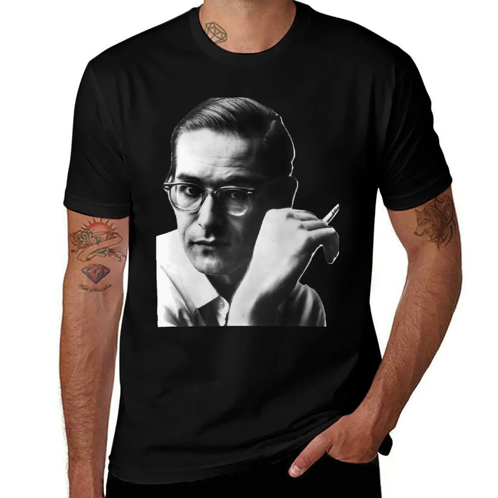 Bill Evans T-Shirt Simple Casual Short Sleeve Tee T-Shirt