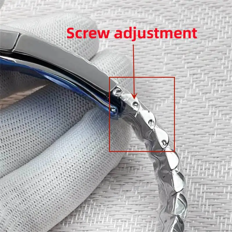 20mm 22mm Solid 316L Stainless Steel Universal Straight End Silver Oyster Jubilee Watch Strap Band Fits for Rolex SUB GMT Watch